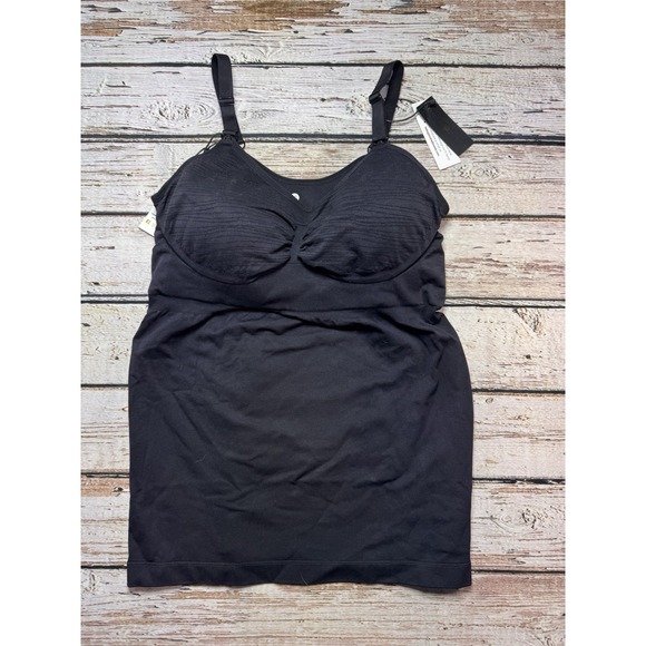Kindred Bravely Sublime Maternity Nursing Tank XXL Busty Black Postpartum NWT - Picture 5 of 10